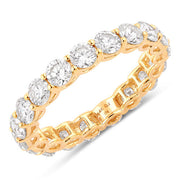 Bids.com 3.00 Carat Lab Grown Diamond 14K Yellow Gold Ring Rings