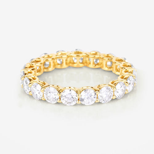 Bids.com 3.00 Carat Lab Grown Diamond 14K Yellow Gold Ring Rings
