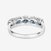 Bids.com 1.22 Carat Genuine Blue Diamond 14K White Gold Ring Rings