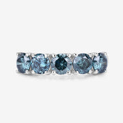 Bids.com 1.22 Carat Genuine Blue Diamond 14K White Gold Ring Rings