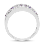 Bids.com 1.23 Carat Genuine Tanzanite .925 Sterling Silver Ring Rings