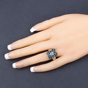 Bids.com 0.44 Carat Genuine Tanzanite .925 Sterling Silver Ring Rings