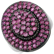 Bids.com 3.11 Carat Genuine Ruby .925 Sterling Silver Ring Rings