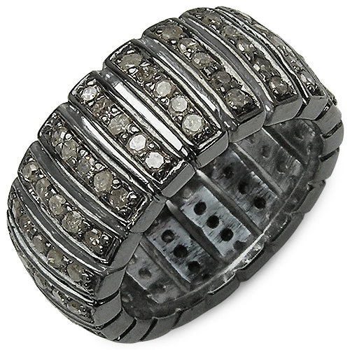 Bids.com 1.25 Carat Genuine TLB Diamond .925 Sterling Silver Ring Rings