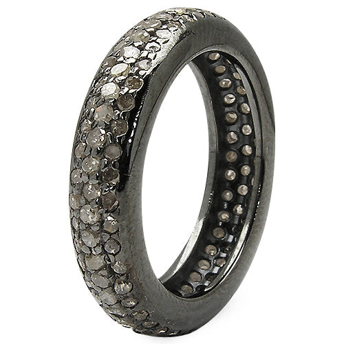 Bids.com 1.13 Carat Genuine TLB Diamond .925 Sterling Silver Ring Rings