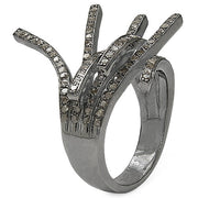 Bids.com 1.53 Carat Genuine TLB Diamond .925 Sterling Silver Ring Rings