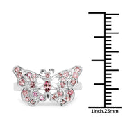 Bids.com 0.83 Carat Genuine Pink Tourmaline .925 Sterling Silver Ring Rings