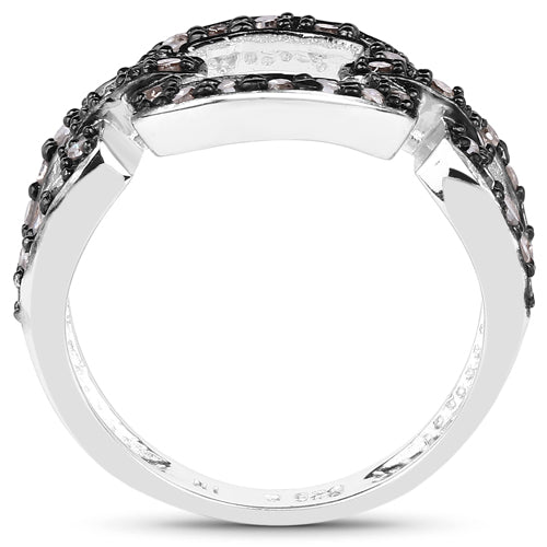 Bids.com 0.32 Carat Genuine Champagne Diamond .925 Sterling Silver Ring Rings
