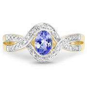 Bids.com 0.75 Carat Genuine Tanzanite .925 Sterling Silver Ring Rings