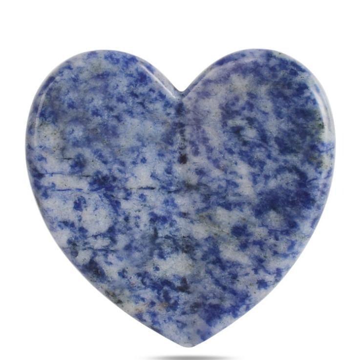 ZAQ Skin & Body Blue Sodalite Heart Facial Gua Sha Scraping Massage Tool