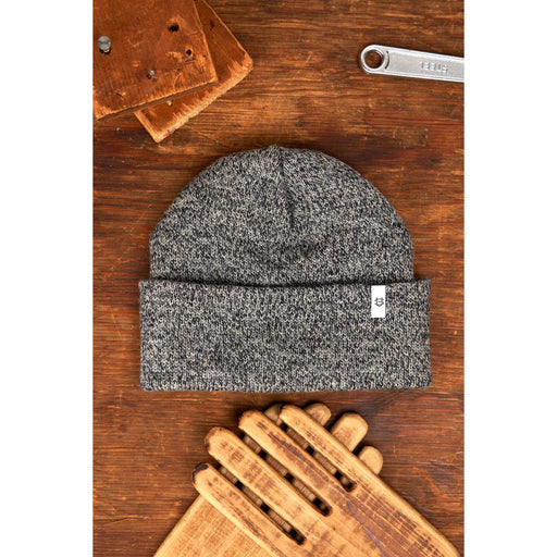 Charcoal Melange Ragg Wool Beanie