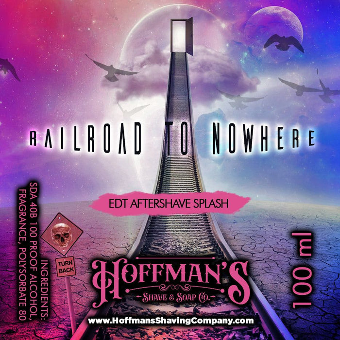 Hoffman's Shaving Co. Railroad To Nowhere Aftershave Splash 100ml