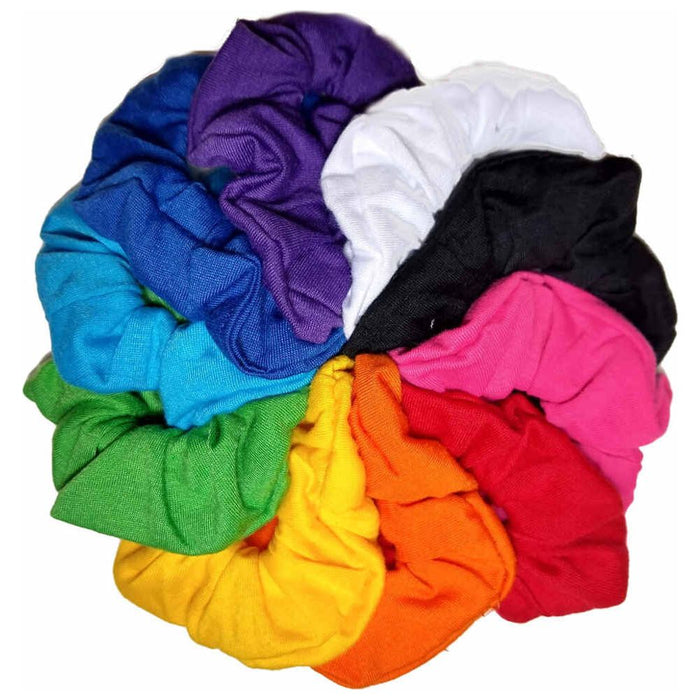 Threddies Cotton Blend Scrunchies, Standard