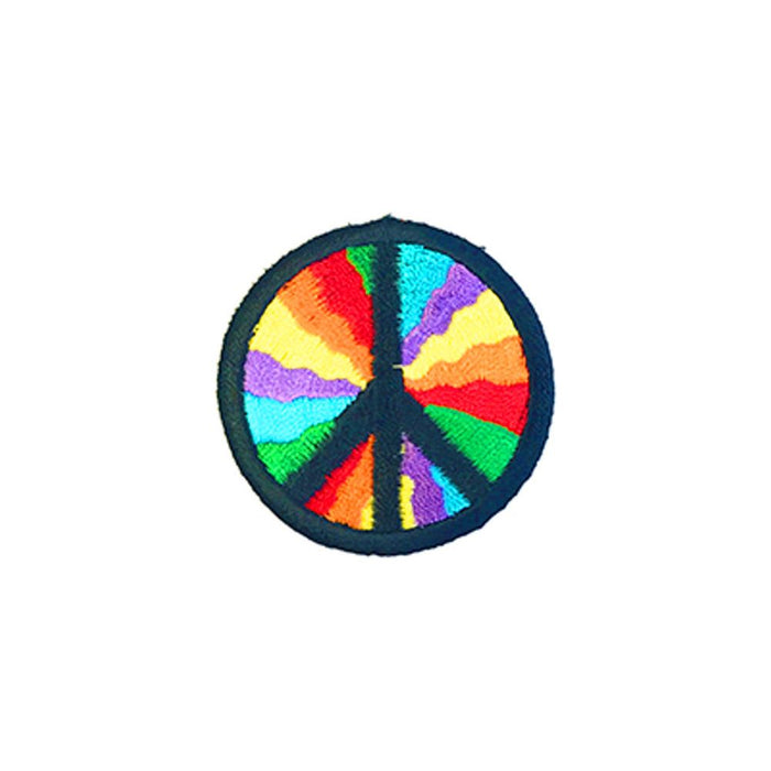 Threddies Rainbow Peace Sign Patch