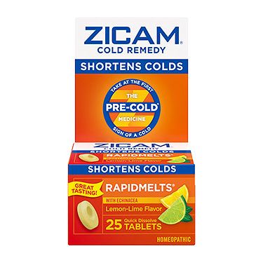 Zicam Zicam Cold Remedy Rapidmelts with Echinacea Lemon-Lime 25 Tabs Vitamins & Supplements