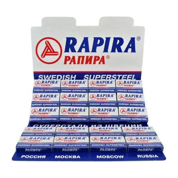 Rapira Swedish Supersteel Double Edge Razor Blades - 20x5 Pack