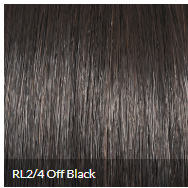 VIP Extensions Raquel Welch Statement Style Long Layered Modern Wig by Haiuwear, Average Cap Size, RL2/4 Off Black Wig