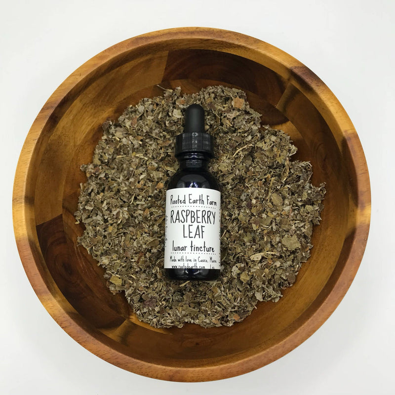 Rooted Earth Farm + Apothecary Red Raspberry Leaf Tincture Tinctures + Capsules