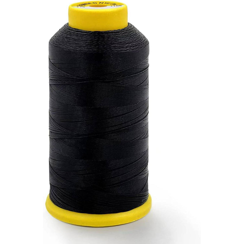 VIP Extensions Rayon Nylon Heavy Duty Weaving Thread Weaving Thread Black AA-Black