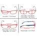 eyekeeper.com - 3 Pack Floral Print Rectangle Reading Glasses 3PKR029