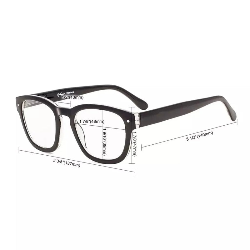 eyekeeper.com READING GLASSES 4 Pack Professor Vintage Readers 3-R089 Eyeglasses
