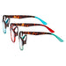 eyekeeper.com - 3 Pack Tortoise Arm Oval Reading Glasses R074D