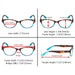 eyekeeper.com - 3 Pack Tortoise Arm Oval Reading Glasses R074D