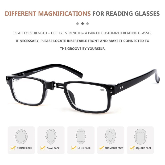 eyekeeper.com - eyekeeper.com - (Must Buy Both Eye) Reading Glasses with Different Strength for Each Eye PR032