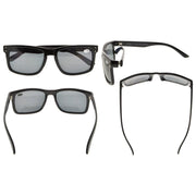 eyekeeper.com Rectangle Bifocal Reading Sunglasses Classic Readers S031-B Eyeglasses