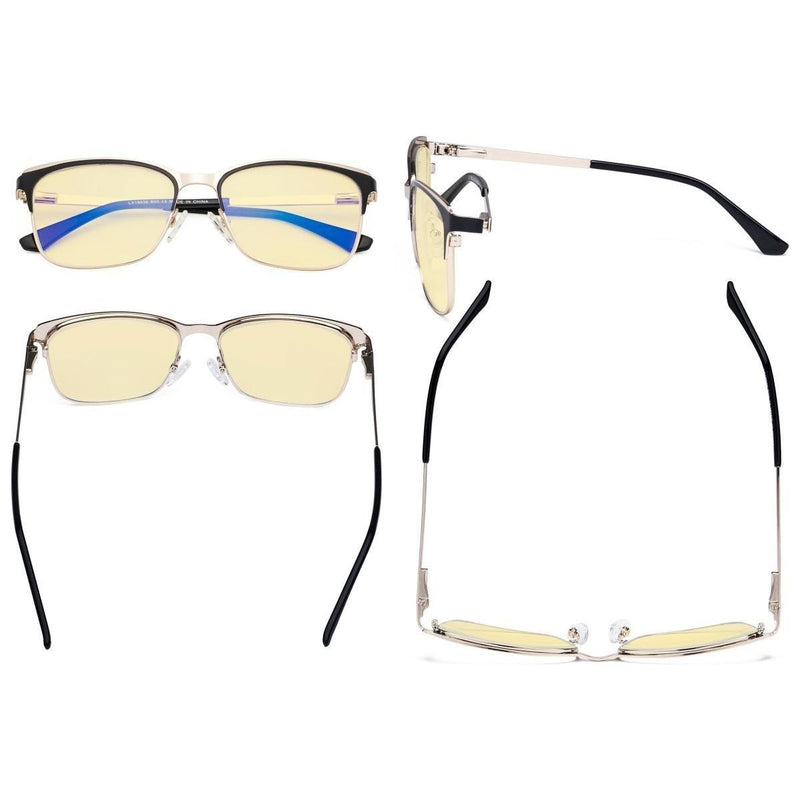 eyekeeper.com Rectangle Blue Light Blocking Eyeglasses LX19039-BB60 Eyeglasses