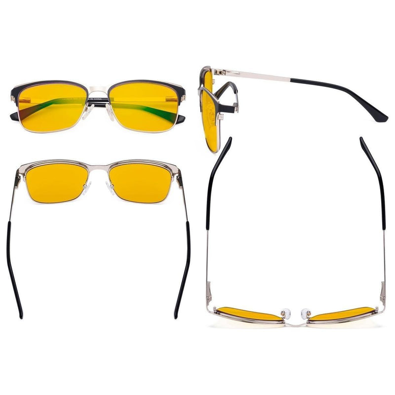 eyekeeper.com Rectangle Blue Light Blocking Eyeglasses LX19039-BB90 Eyeglasses