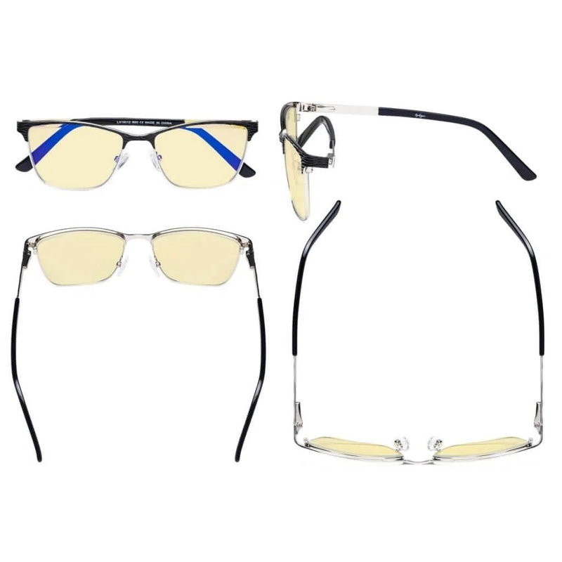 eyekeeper.com Rectangle Blue Light Blocking Eyeglasss LX19012-BB60 Eyeglasses