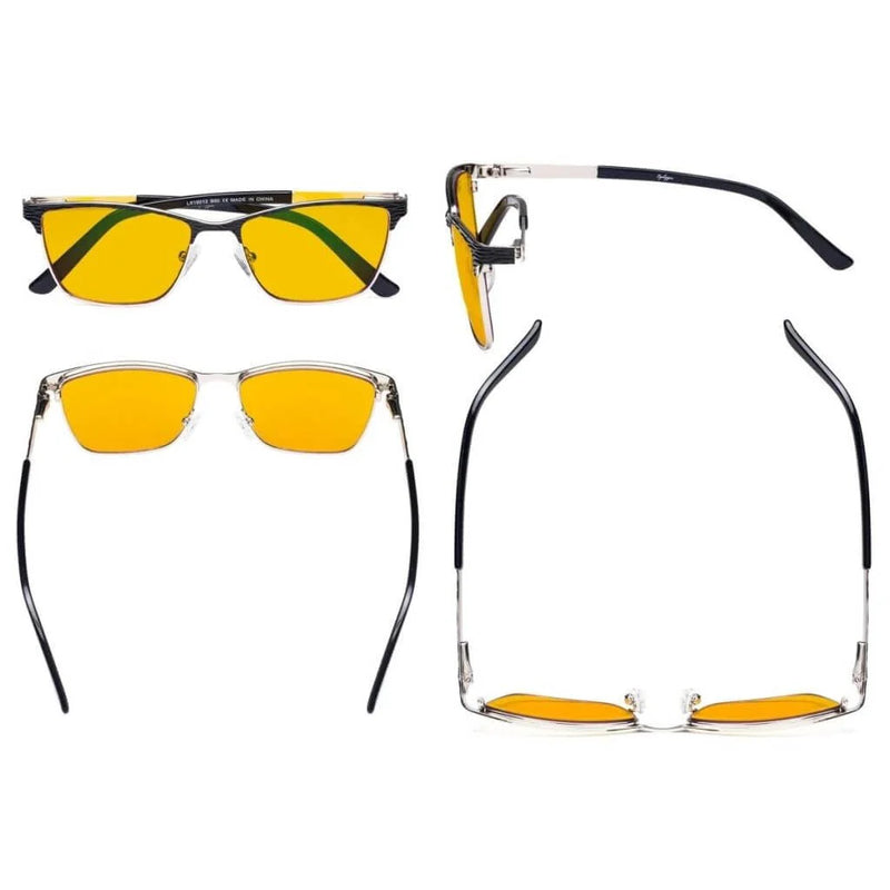 eyekeeper.com Rectangle Blue Light Blocking Eyeglasss LX19012-BB90 Eyeglasses