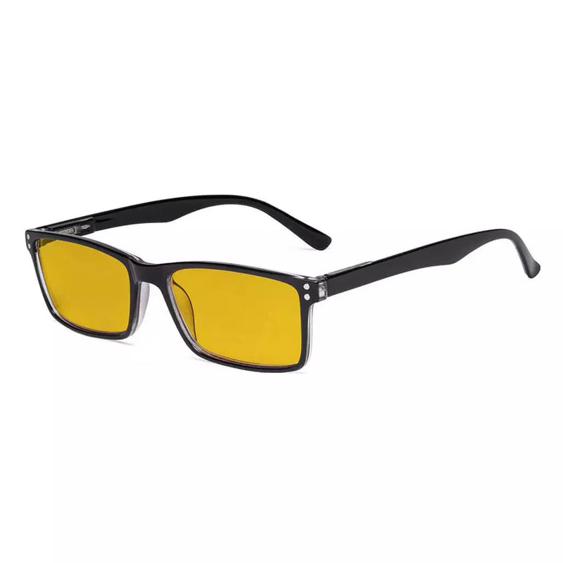 eyekeeper.com Rectangle Blue Light Blocking Reading Glasses Classic Readers HP802 Eyeglasses