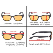 eyekeeper.com Rectangle Blue Light Blocking Reading Glasses DS148 Eyeglasses