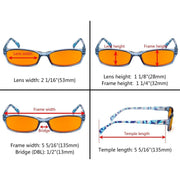 eyekeeper.com Rectangle Blue Light Blocking Reading Glasses DSRT1803 Eyeglasses