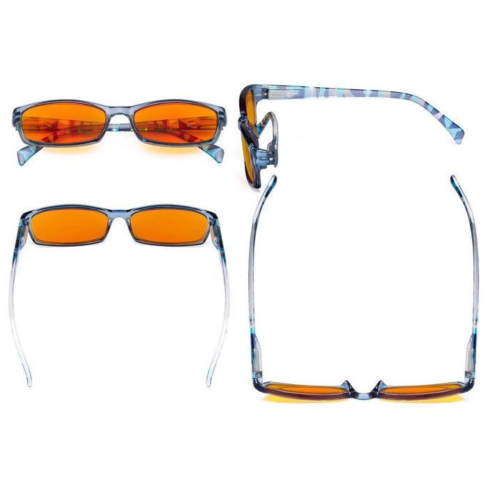 Eyekeeper.Com - Rectangle Blue Light Blocking Reading Glasses Dsrt1803