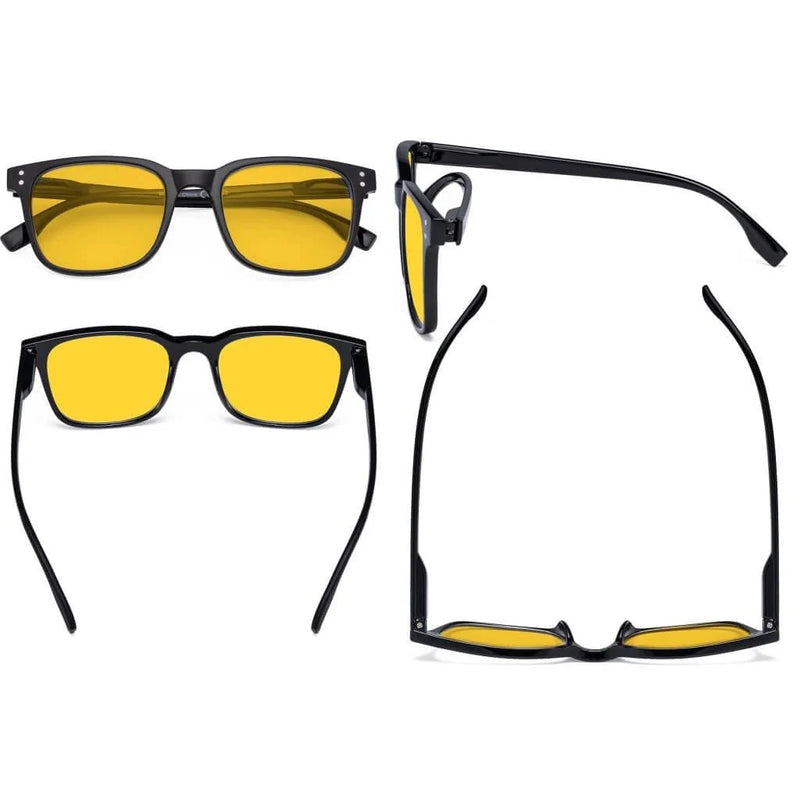 eyekeeper.com Rectangle Blue Light Blocking Reading Glasses Stylish Readers HPT1804 Eyeglasses