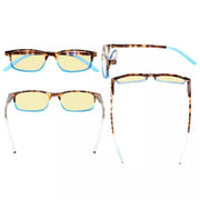 eyekeeper.com Rectangle Blue Light Blocking Reading Glasses TMCG111 Eyeglasses