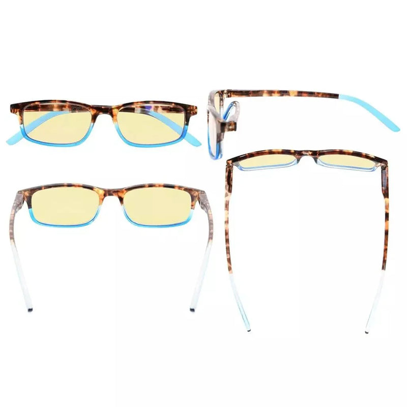 eyekeeper.com Rectangle Blue Light Blocking Reading Glasses TMCG111 Eyeglasses
