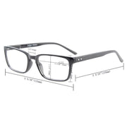 eyekeeper.com Rectangle Blue Light Filter Reading Glasses 1-CG898 Eyeglasses