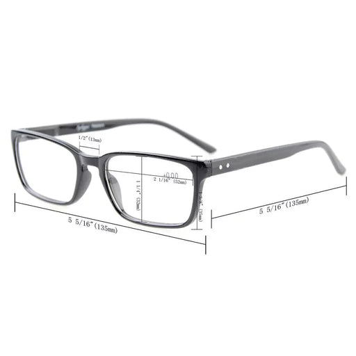eyekeeper.com Rectangle Blue Light Filter Reading Glasses 1-CG898 Eyeglasses