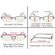 eyekeeper.com Rectangle Chic Blue Light Filter Reading Glasses 1-CG15015 Eyeglasses