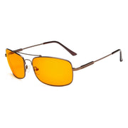 eyekeeper.com Rectangle Titanium Blue Light Blocking Eyeglasses DS1805 Eyeglasses