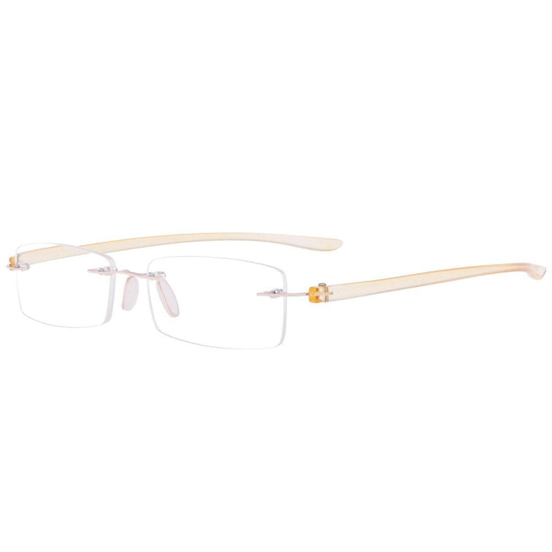 eyekeeper.com Rectangle Rimless Reading Glasses R14001 Eyeglasses