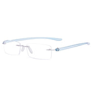 eyekeeper.com Rectangle Rimless Reading Glasses R14001 Eyeglasses
