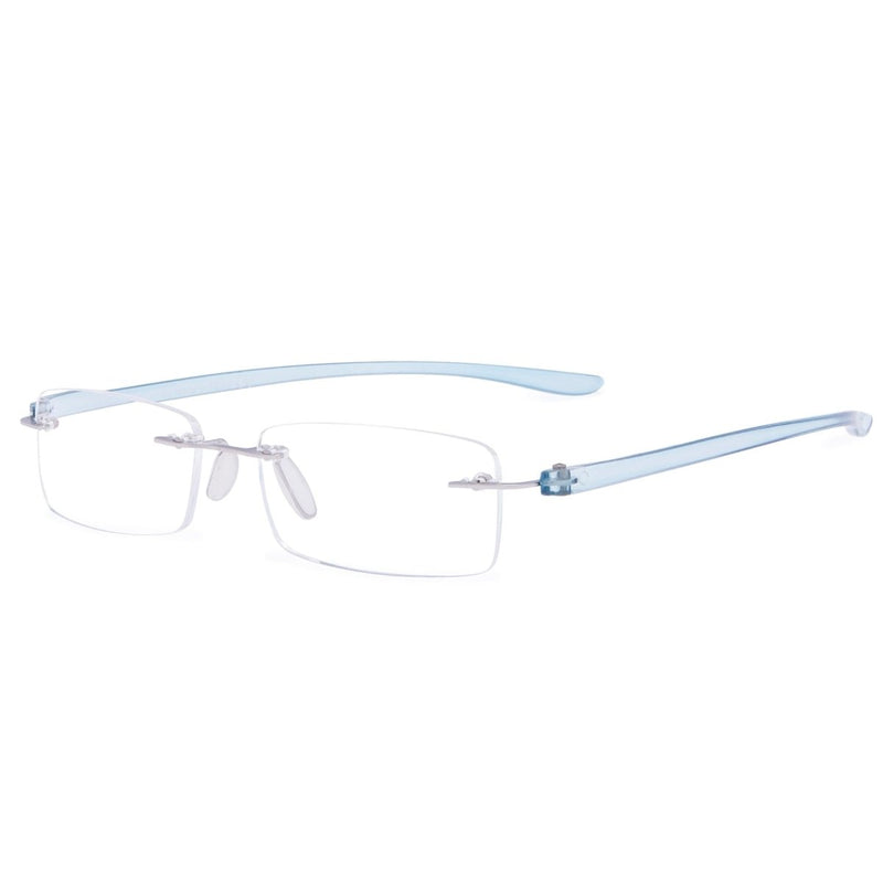 eyekeeper.com Rectangle Rimless Reading Glasses R14001 Eyeglasses