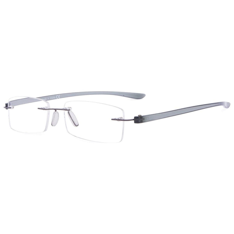 eyekeeper.com Rectangle Rimless Reading Glasses R14001 Eyeglasses