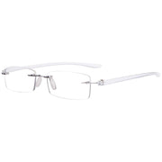 eyekeeper.com Rectangle Rimless Reading Glasses R14001 Eyeglasses