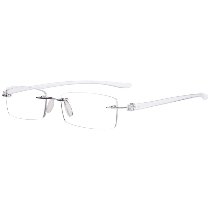 eyekeeper.com Rectangle Rimless Reading Glasses R14001 Eyeglasses
